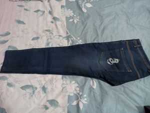 Dragon Embroidered Jeans