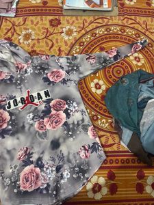 Floral Print Hoodie