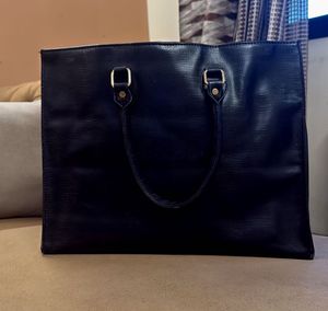 Sabyasachi Copy Black Textured Tote Bag