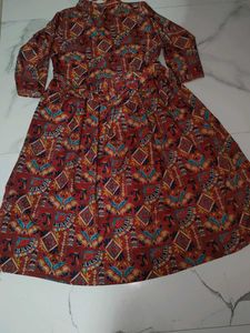 Boho Print Midi Dress