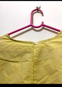 Yellow Tie-Front Top