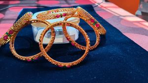 Gold Covering Bangles
