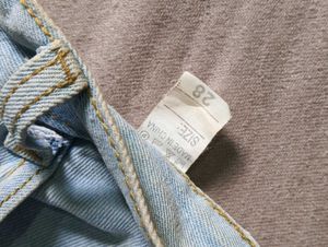 Light Blue Denim Shorts