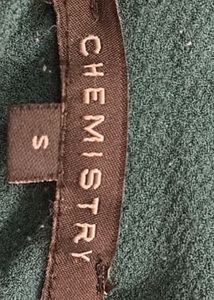 Green double sided peter pan collared Top