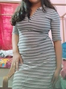 Striped Bodycon Dress