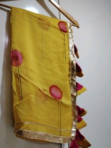 Anarkali Style Wd Pant And Dupatta