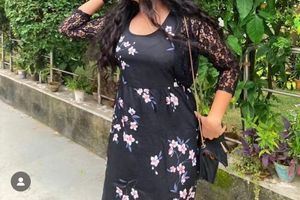 Black Floral Dress
