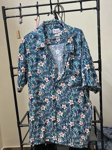 Blue Tropical Goa Shirt for Men
