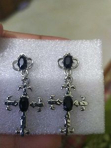 Cross Dangle Earrings