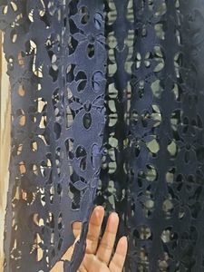 Elegant Blue  Lace Dress jacket ethnic