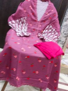 Pakistani Pure Cotton Fabric Heavy Work Embroidery