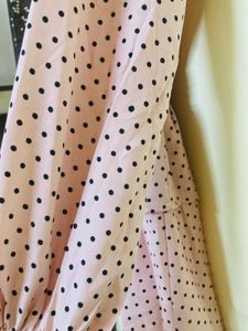 Polka Dot Pink Top: dress