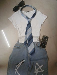 Urbanic Graffiti Motif Jeans