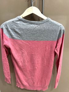 Color Block Pullover Sweater