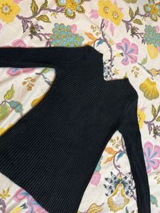 Black Knit Top