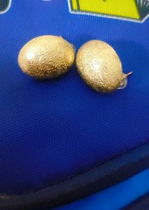 Adorable Dotted Golden Earings