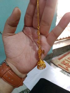 Gold-Plated Brass Golden Jhumki For Womens