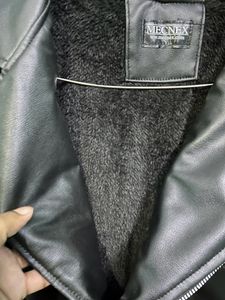 Black rider leather jacket