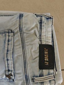 Light Wash Denim Joggers
