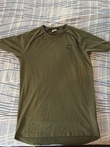Puma Olive Green T-shirt