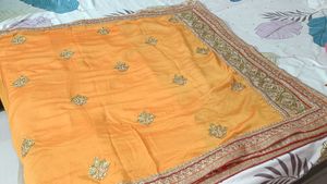 Elegant Embroidered Saree