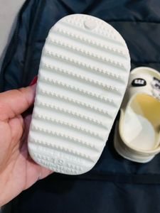 AJIO Baby Off white Crocks