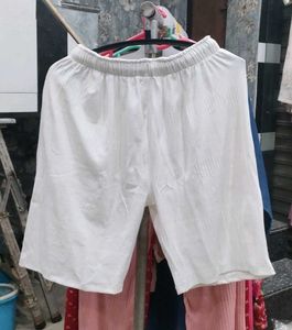 White T-Shirt &amp; Shorts Set