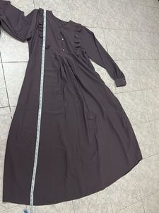 Elegant Ruffled Abaya/Dress