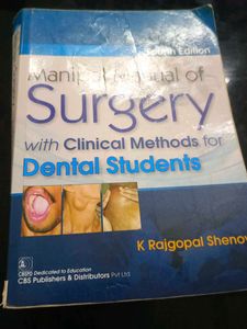 Manipal Manual of Surgery for Dental Students