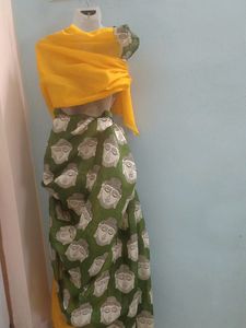 Kalamkari Print Saree