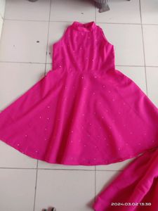 Frock With Shrara Set