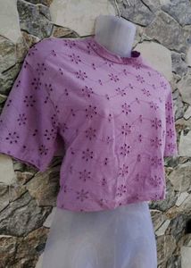 🎀Levender Cotton Top