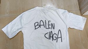 White Balenciaga t-shirt