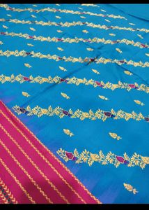 Blue &amp; Pink Saree