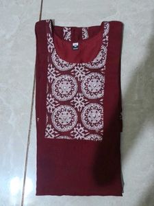 Elegant Maroon Kurta