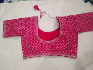 Pink Embroidered Blouse