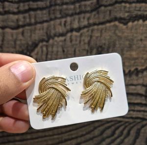Assymetric Shape Korean Earrings