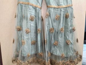 Beautiful Embellished Sarara Set With Dupata