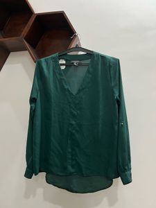 Elegant Green Blouse