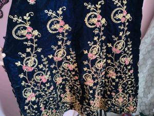Elegant Embroidered Ethnic Gown