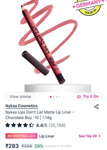 Nykaa Lip Liner Chocolate Boy