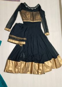 Beautiful Black Gown For Wedding.