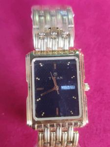 Gold Titan Watch