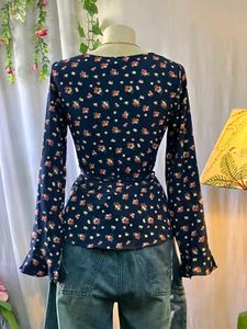 H&amp;M Floral Wrap Top