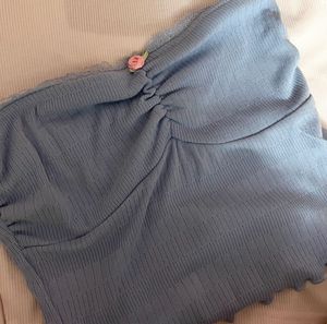 Soft Blue Tube Top🩵
