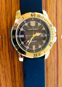 Gold-Tone Watch Full Working Condition