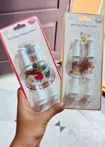 4pcs Plunger Cutters For Baking And Crafts