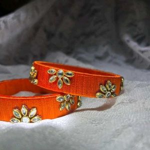 Kundan Work Bangles ❤️