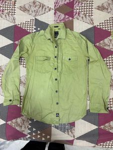 Green Denim Shirt