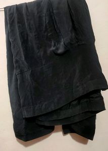 Sky Blue Kurta Black Salwar Without Dupatta